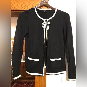 Black and White Talbots Cardigan